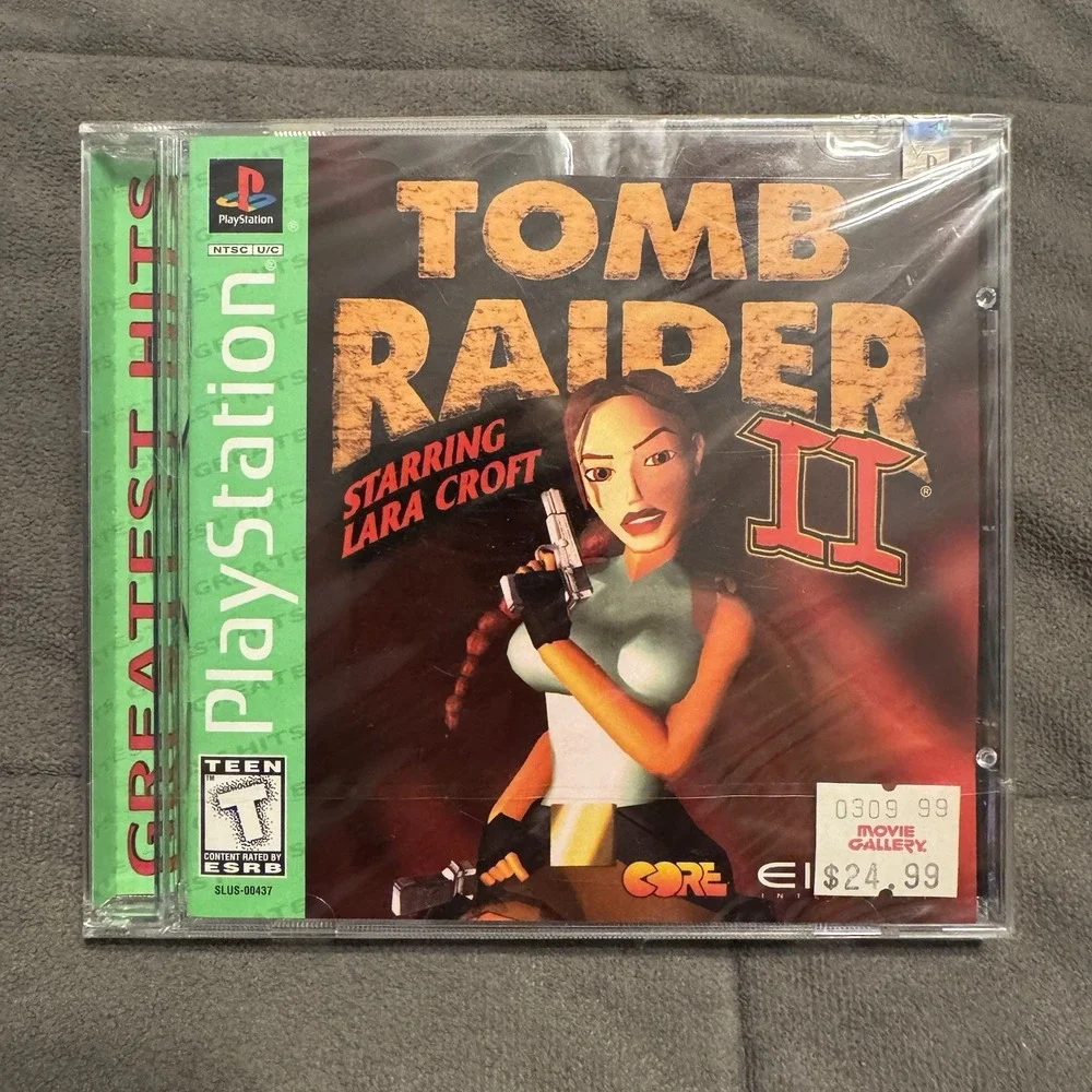 Tomb Raider II 2 PS1 Sony PlayStation Greatest Hits Factory Sealed New